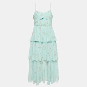 self portrait spearmint chiffon midi dress Kate Middleton's Mint Green Dress by Self Portrait
